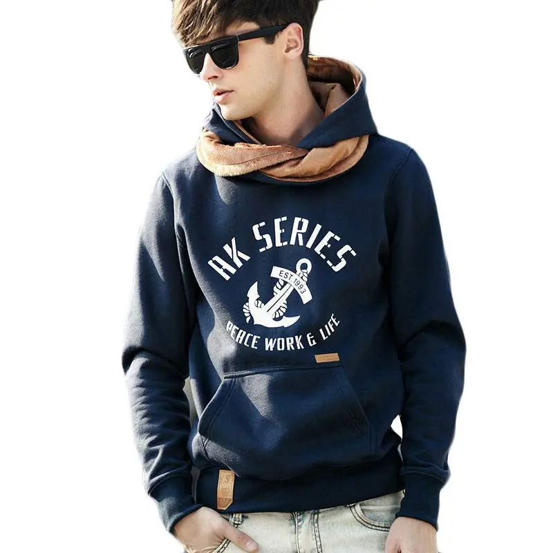 Hoodies Men Fashion Naval Warm Hoodies Sweatshirts Suit Hoody Jacket 5 Colors 6
