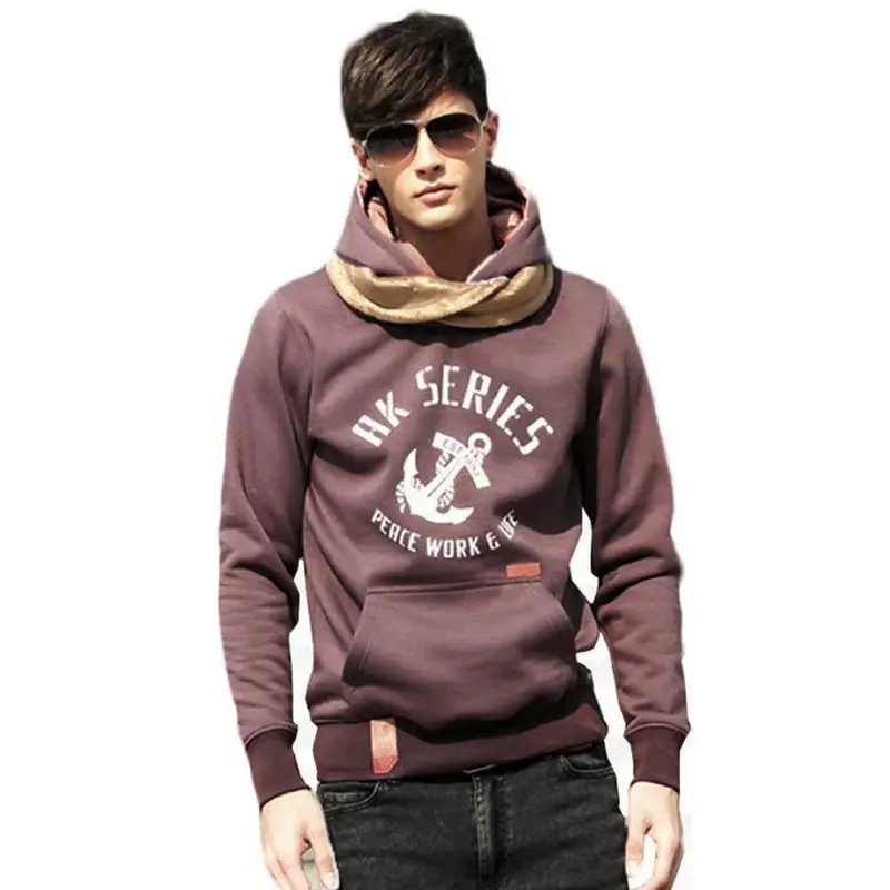 Hoodies Men Fashion Naval Warm Hoodies Sweatshirts Suit Hoody Jacket 5 Colors 9