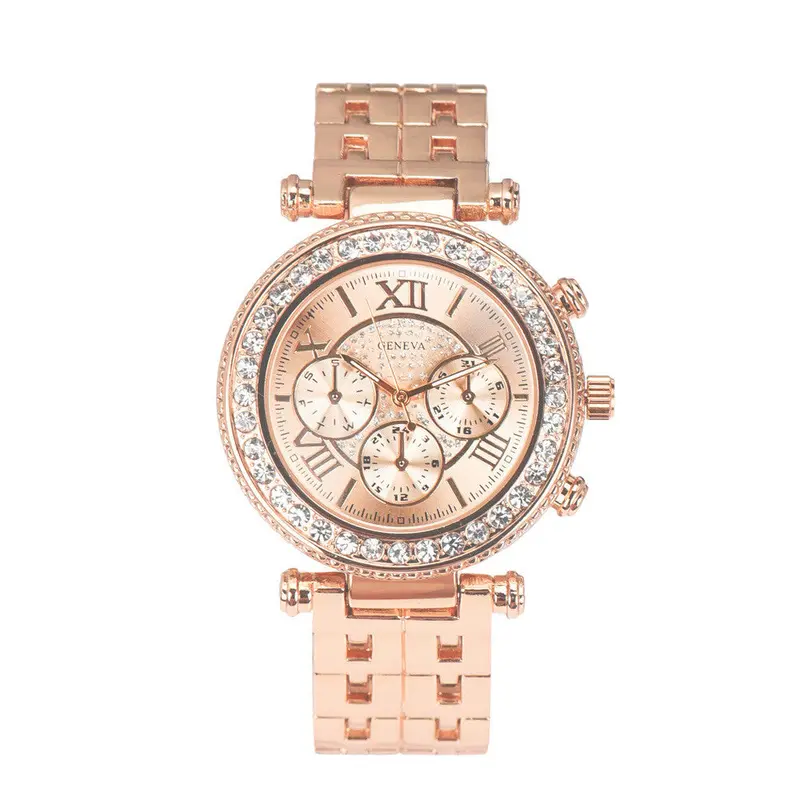 Horloges Vrouwen Full Steel Quartz Watch Diamonds Rose Gold Watches For Womans Ladies Watch Fast Shipping Feida 1