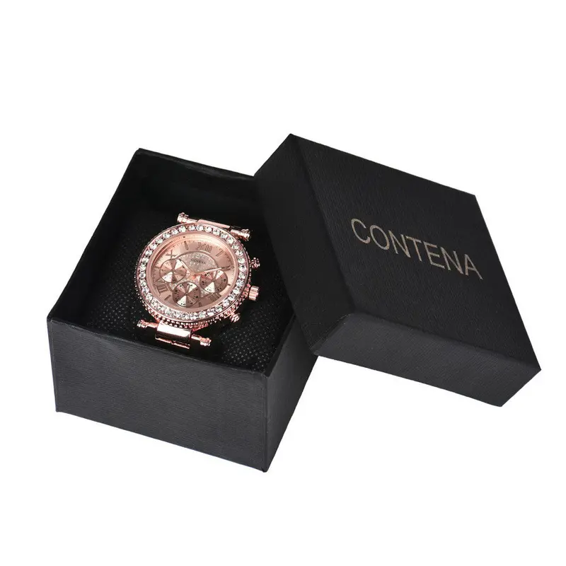 Horloges Vrouwen Full Steel Quartz Watch Diamonds Rose Gold Watches For Womans Ladies Watch Fast Shipping Feida 2