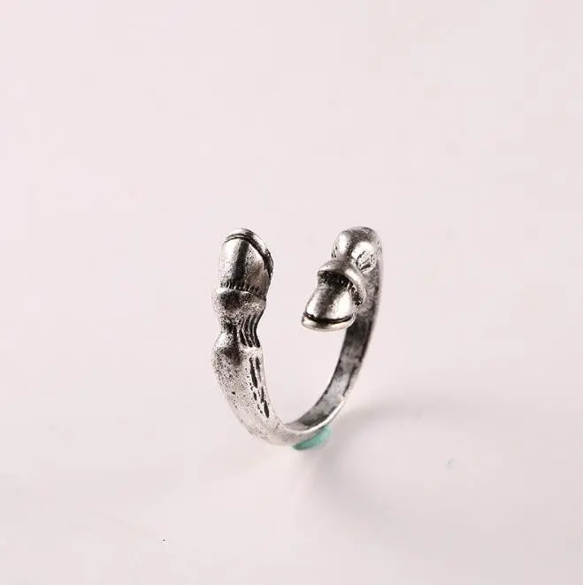 Horseshoe Rings Jewelry Adjustable Animal Rings Girls Dwjz345 1