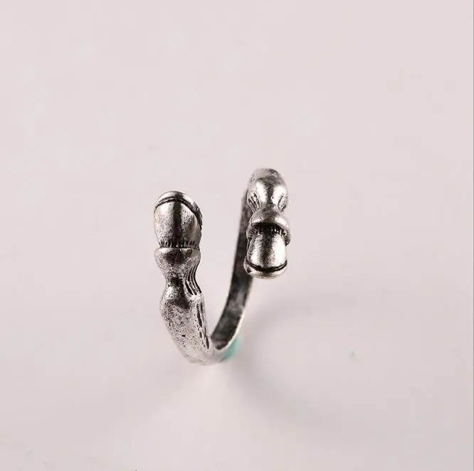 Horseshoe Rings Jewelry Adjustable Animal Rings Girls Dwjz345 2