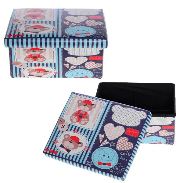 Household Storage Supplies Creative Cartoon Pattern Clothing/Toys Storage Boxes 1