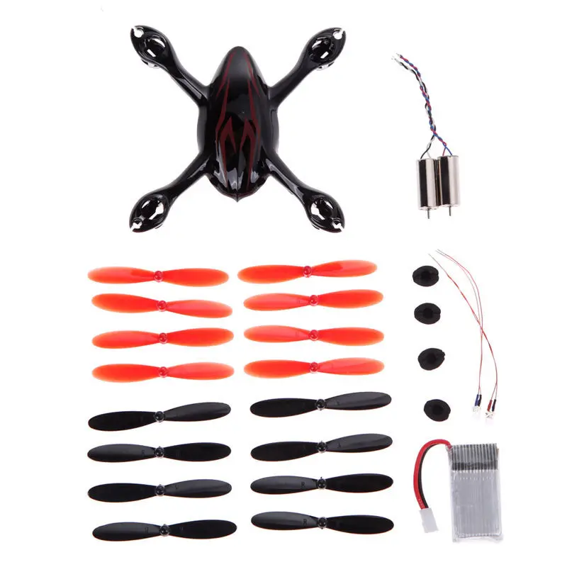 Hubsan X4 H107c 6-In-1Quadcopter Spare Parts Crash Pack Black/Red Color 1