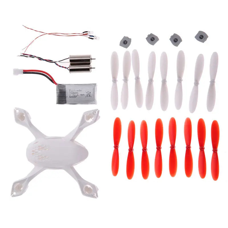 Hubsan X4 H107d 6-In-1Quadcopter Spare Parts Crash Pack Black/Red Color 1