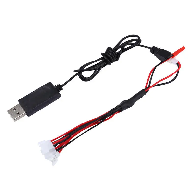 Hubsan X4 Syma X5 2 To 5 Balance + Usb Charging Cable For 3.7V Battery 1