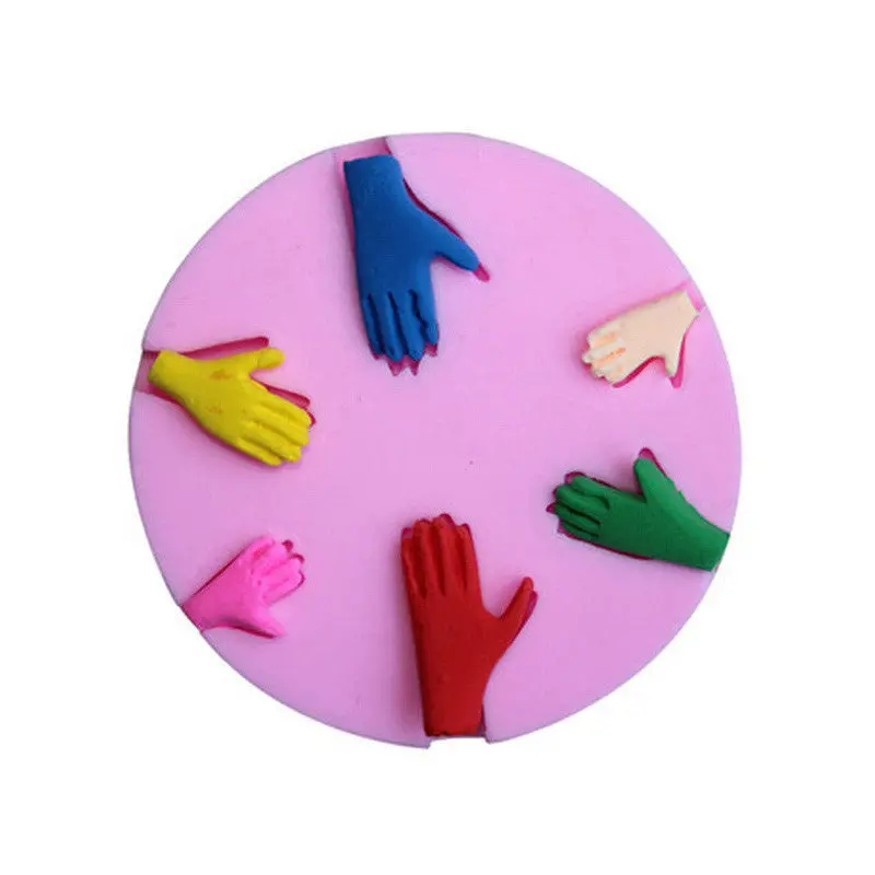 Human Hand Shaped 3D Silicone Cake Fondant Mold, Cake Decoration Tools, Soap, Candle Moulds 85047 1