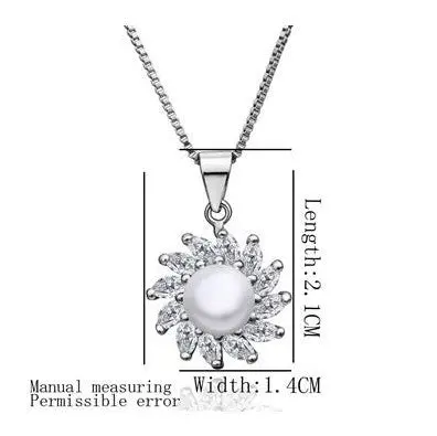 Imitation Pearl Pendants Gear Beads Collares Gift For Her 1
