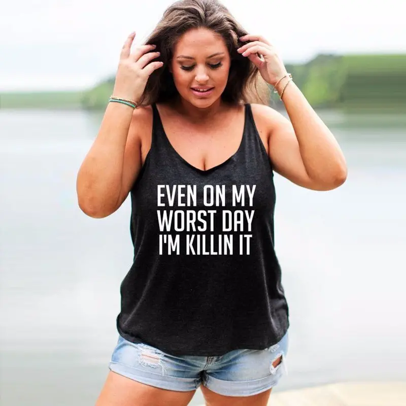 Increase The Size L-5Xl Sexy Wild Casual Women Tank Shirt Tops Sleeveless Vest Cotton Loose Clothes 2