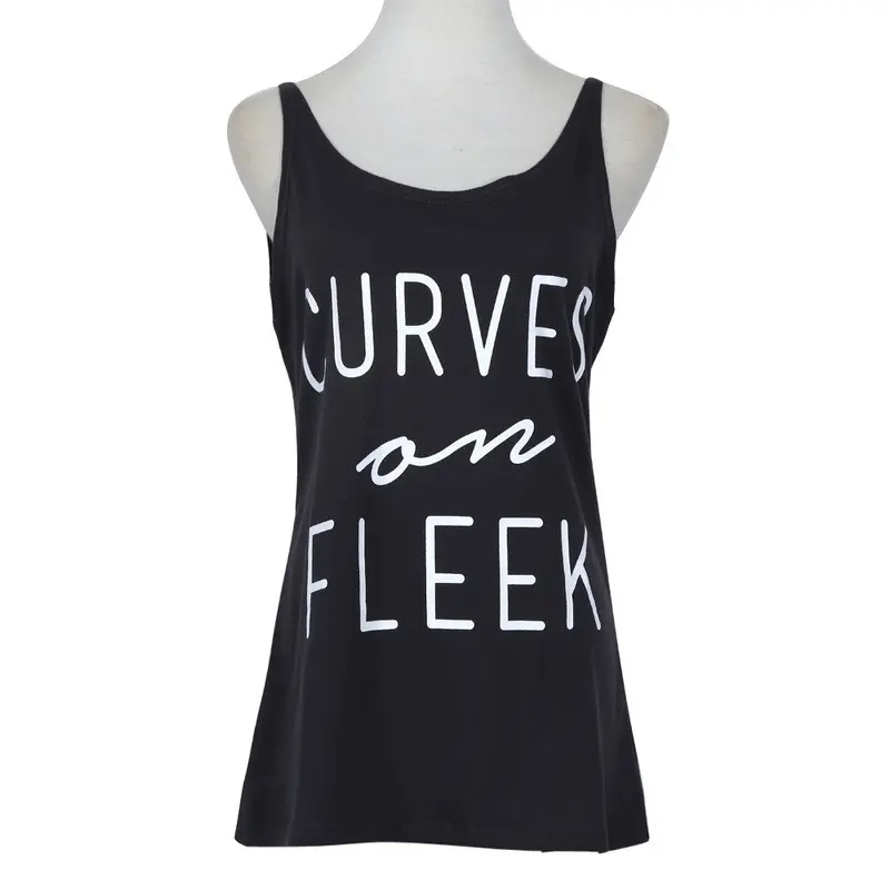 Increase The Size L-5Xl Sexy Wild Casual Women Tank Shirt Tops Sleeveless Vest Cotton Loose Clothes 3