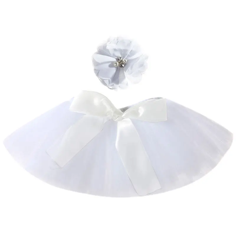 Infant Born Pography Props Baby Po Costume 0-12 Month Cute Sweet Po Props Headb Elegant Tutu Dresses White 2