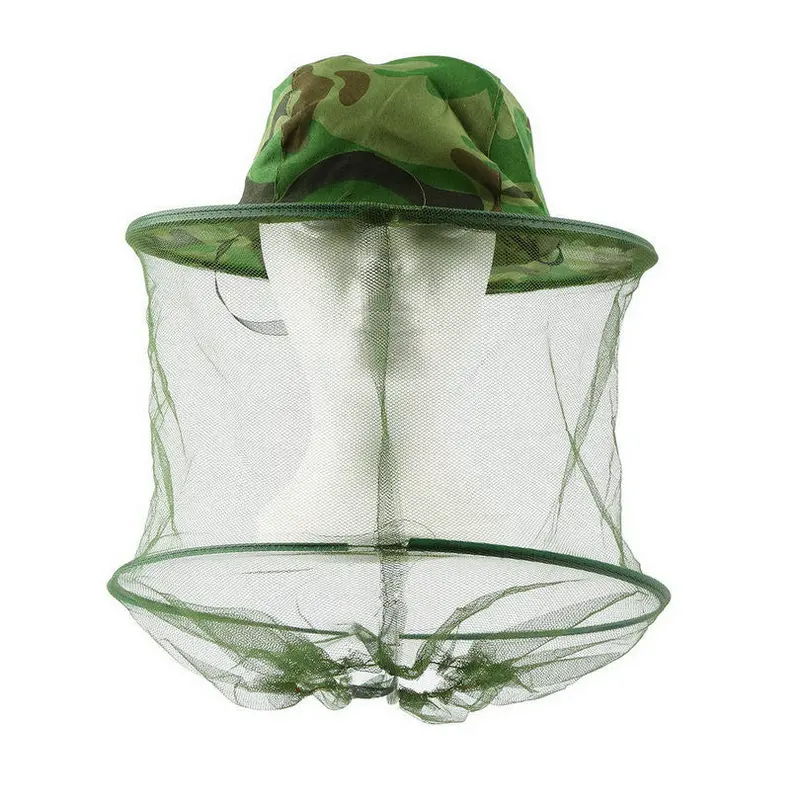 Insect Bee Mosquito Resistance Bug Net Mesh Head Face Protector Cap Sun Hat 1