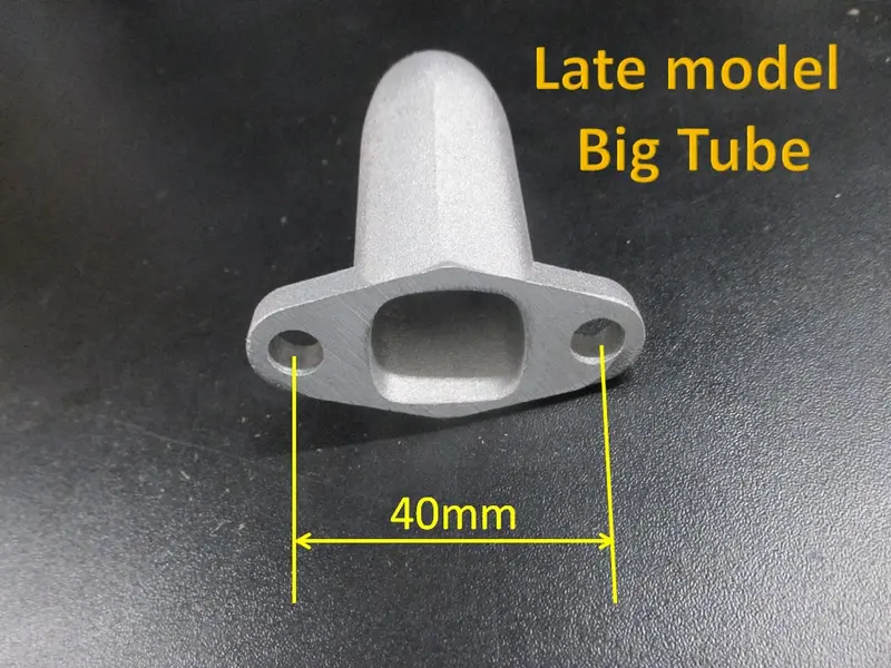 Intake Tube With 40Mm Stud Spacing Holes. 1