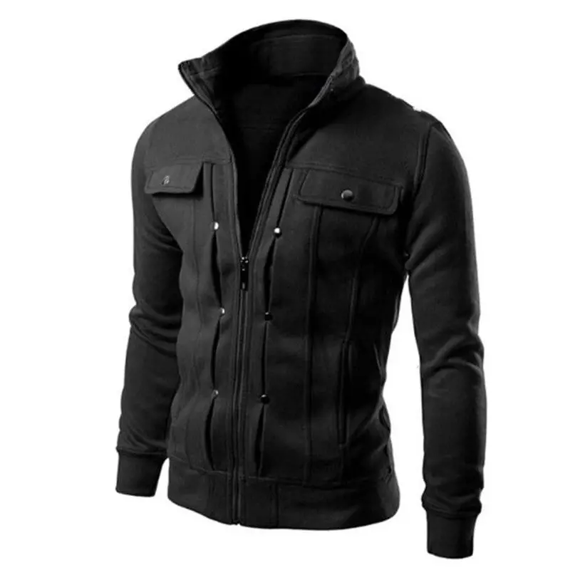 Jacket Men Coat Warm Army Cool Sweatshirts Man Bomber Jackets Men's Coats Plus Size Xxxxl Outwear Jaqueta Chaqueta Hombre 1