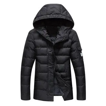 Jackets And Coats Parkas Jaqueta Masculina Casual Slim Fit Cotton Hooded Veste Homme Jackets 1