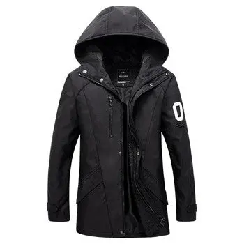 Jackets And Coats Veste Homme Parkas Jaqueta Jackets Casual Slim Fit Waddedhooded Coat S- 1