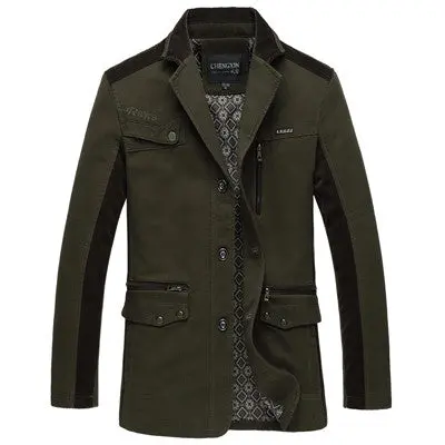 Jackets Slim Coatchaquetas De Los Hombres Casual Army Green Outwears Plus Size Jaqueta 1