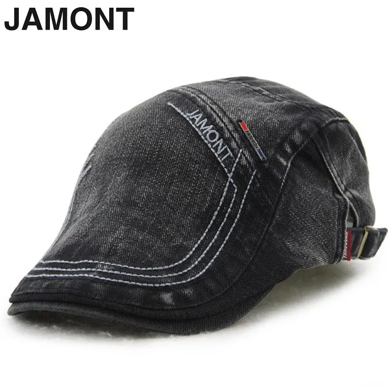 Jamont 11933 Cotton Material Breathable Flat Caps Styledesign Outdoor Caps Easy To Match Clothes 1