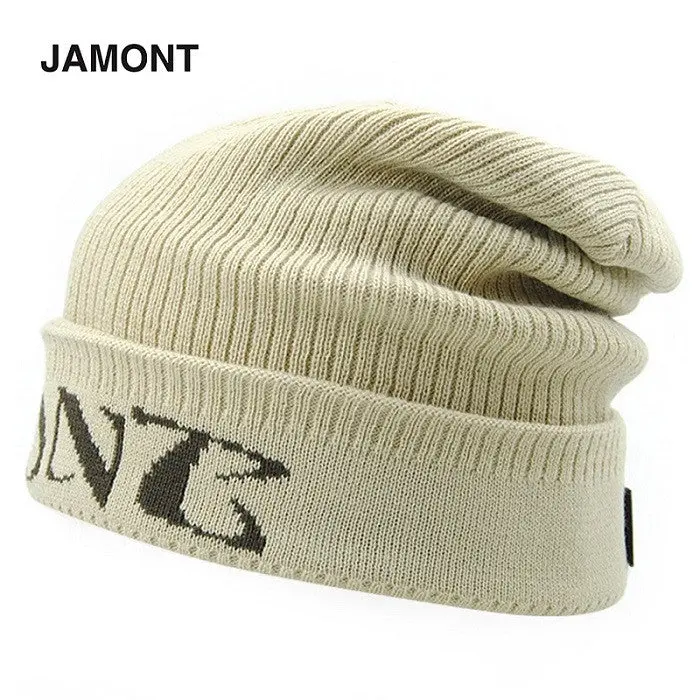 Jamont Capcasual Hip-Hop Hats Knitted Acrylic Fibres Skullies Beanie Hat Warmhat Beanies 4