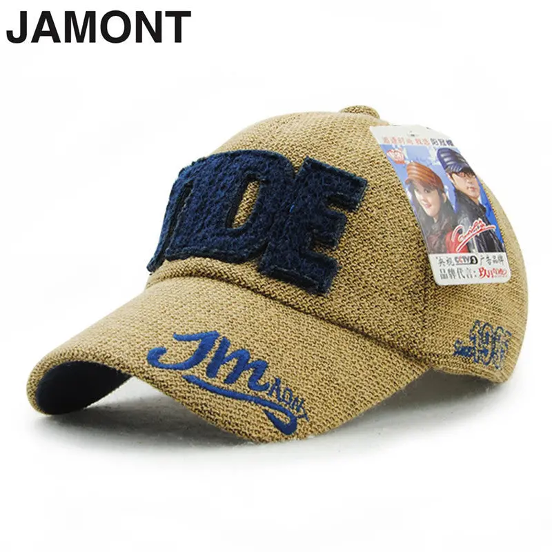 Jamont Woolen Outdoor Caps Embroidery Trendy Style Baseball Caps European Style Best Gifts 4