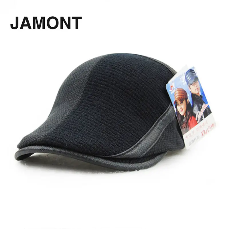 Jamontoutdoor Activitydesign Wool Knitted Caps European Style Adult Beret Caps Baseball Caps 3