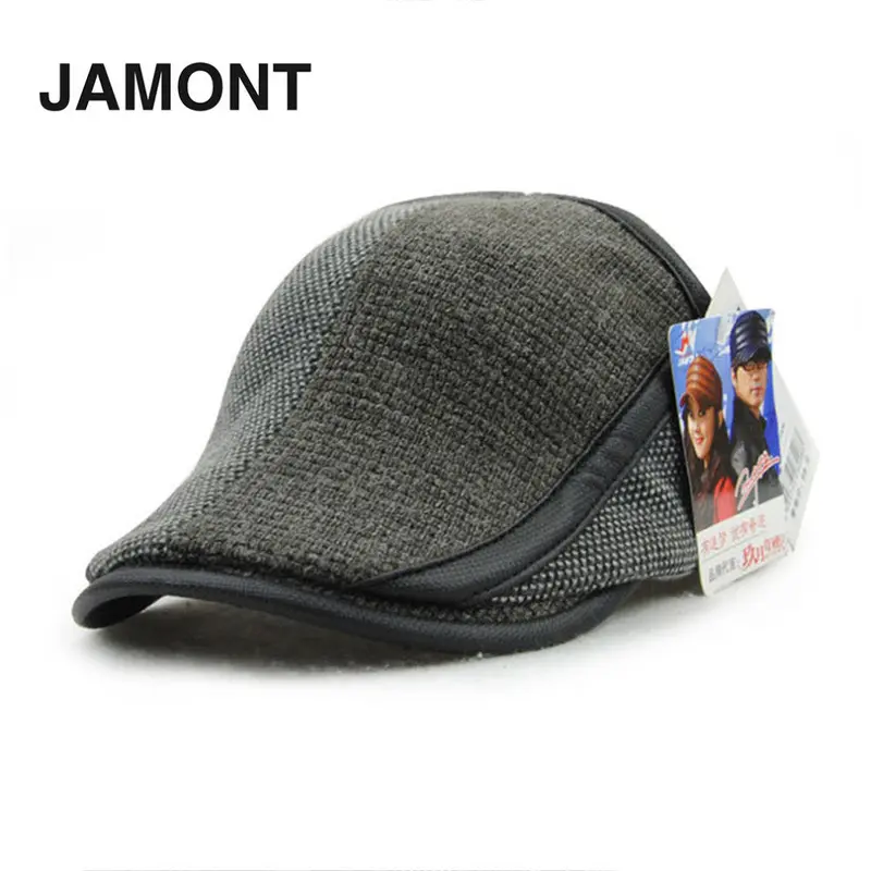 Jamontoutdoor Activitydesign Wool Knitted Caps European Style Adult Beret Caps Baseball Caps 4