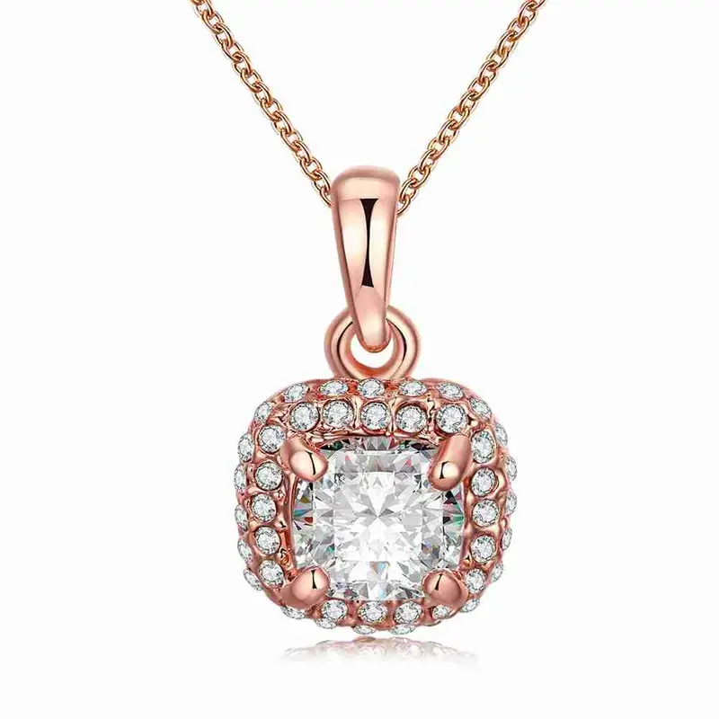 Jewellery Charms 18K Gold Plating Pendant Necklace Large Crystal Patek Hand Madeball 1