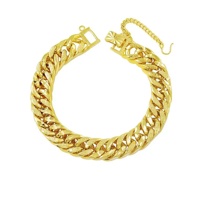 Jewellery Charms 24K Gold Plated Bracelets Bangles Thin Brazaletes Pulseras Mujer Joias Hbh 59 1