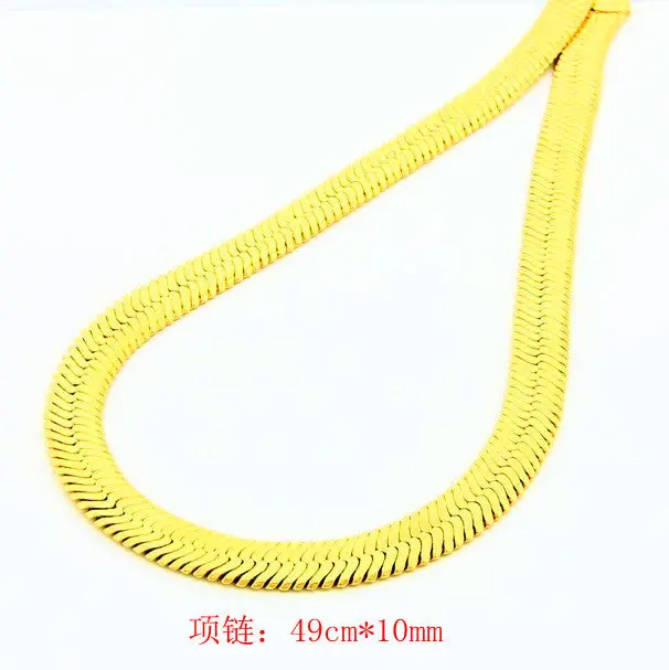 Jewellery Charms 24K Gold Plated Necklace Men Wide Braid Tattoo Choker S In Euros Yhdn 32 1
