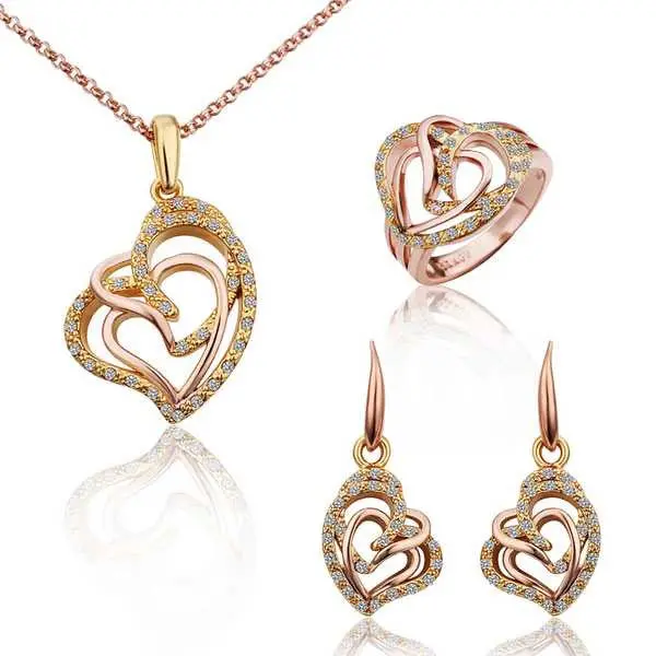 Jewellery Charms Austrian Crystal Jewelry Set Bijoux Women Smtps287 1