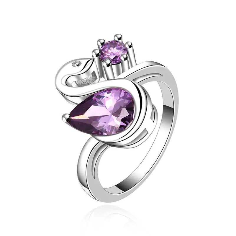 Jewellery Charms Engagement Rings Shine Purple Stone Ije Anillo Joyas1 6