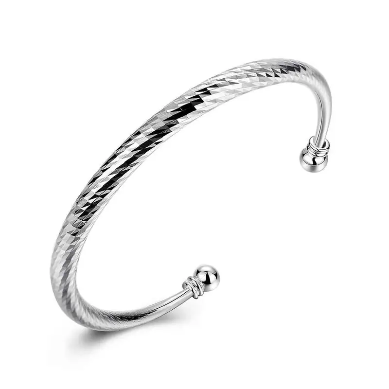 Jewellery Charms Silver Friendship Bangle Women Pulseras Wedding Decoration Smtb158 1