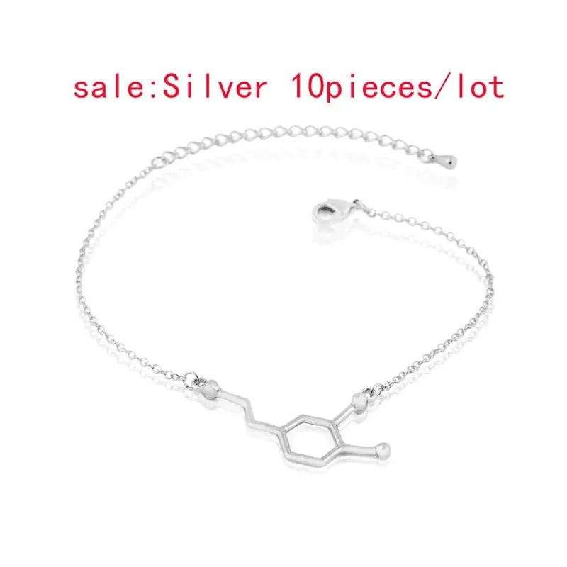Jewelry Bracelet Dopamine Molecule Link Chain Bracelet Party Gift 10Pcs30pcs-B036 3