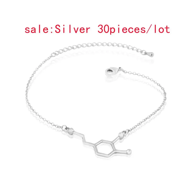 Jewelry Bracelet Dopamine Molecule Link Chain Bracelet Party Gift 10Pcs30pcs-B036 4