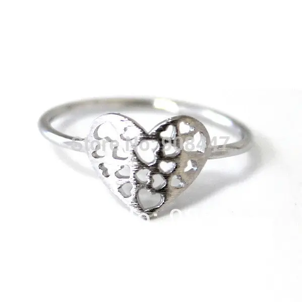 Jewelry Cute Love Shape Rings,Heart Rings Special Love R122 2