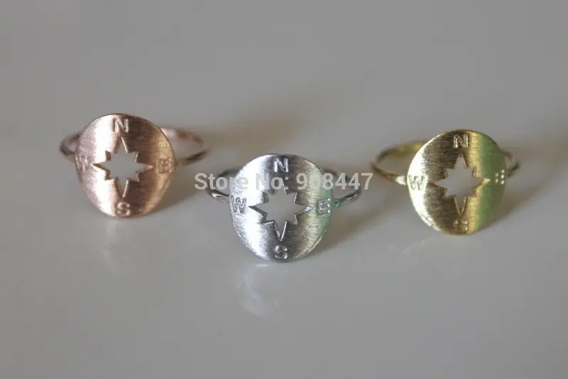 Jewelry Extraordinary Compass Shape Knuckle Rings R111 1