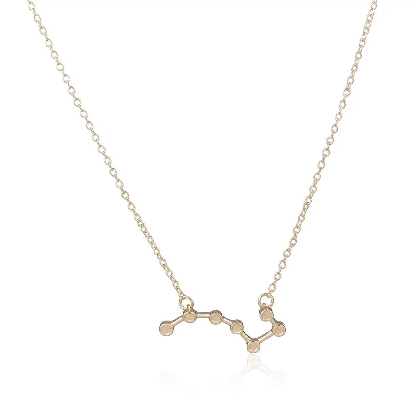 Jewelry Gold Big Dipper Pendant Necklace Simple Wedding Jewelry Necklace 10Pcs-N164 2