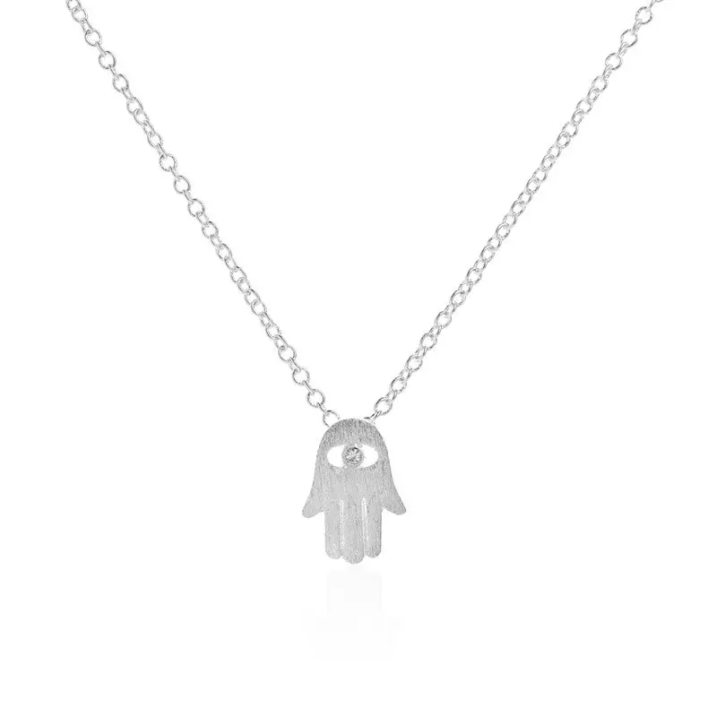 Jewelry Hamsa Necklaces Cute Hand Pendants Necklaces Birthday Gifts 10Pcs-N066 1