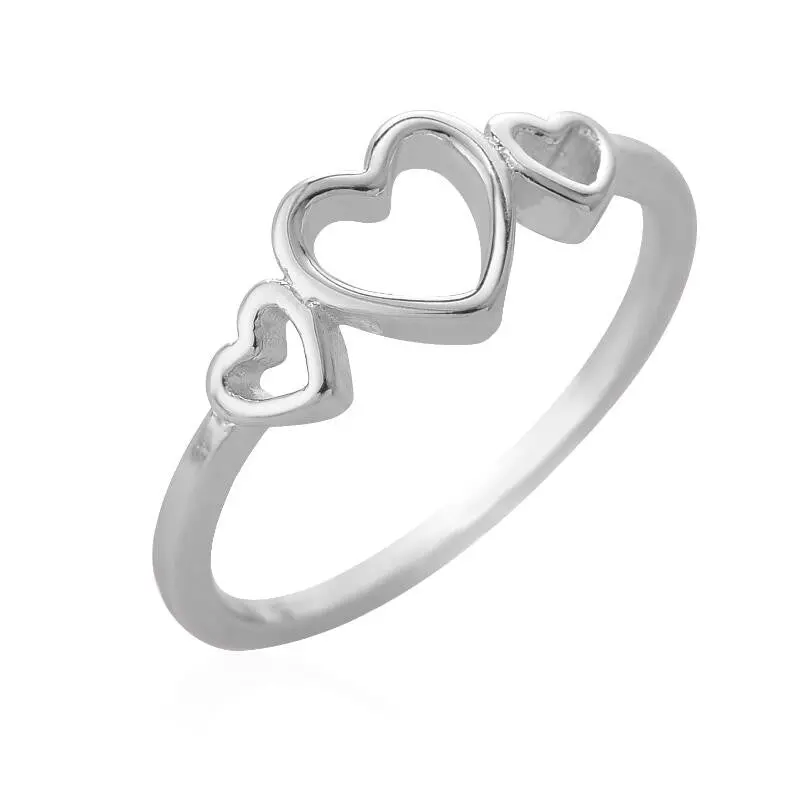 Jewelry Heart Ring Wedding Gift Size 6.5 R170 3