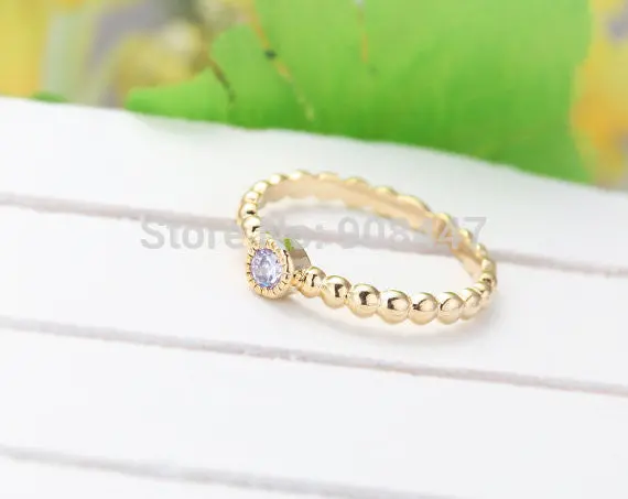 Jewelry Light Sapphire Cubic Ring With Twisted Band Ring 1