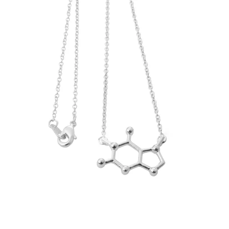 Jewelry Molecule Model Necklace Chemistry Structure Necklaces Gifts 10Pcs-N138 1