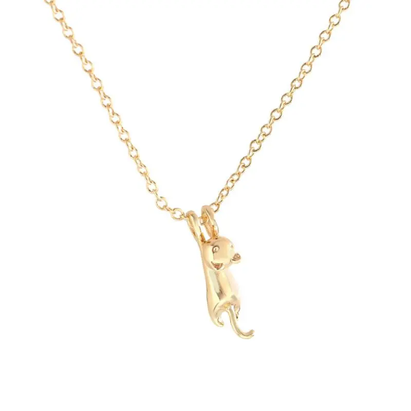 Jewelry Pendant Necklace Delicate Animal Cat Statet Necklace Engaget Gifts N193 1