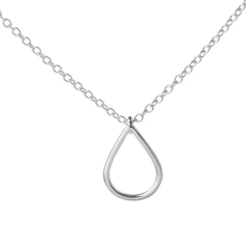 Jewelry Raindrop Necklace Teardrop Necklace Waterdrop Necklaces N070 2