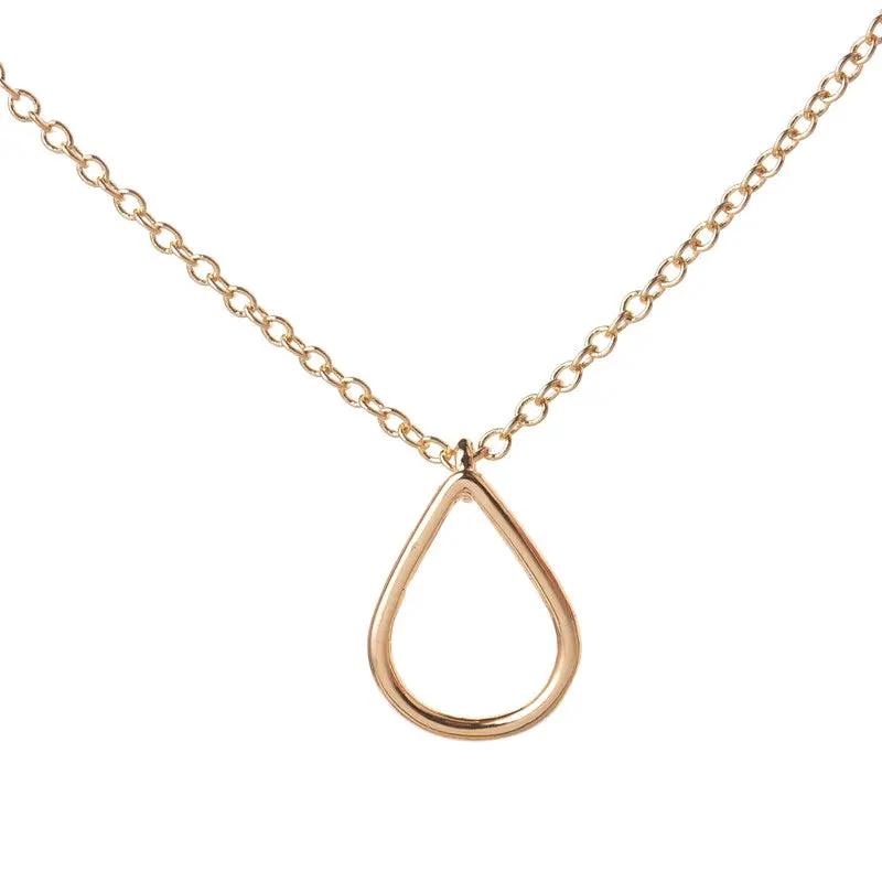 Jewelry Raindrop Necklaces Teardrop Necklace Water Drop Necklacespendants 10Pcs-N070 1