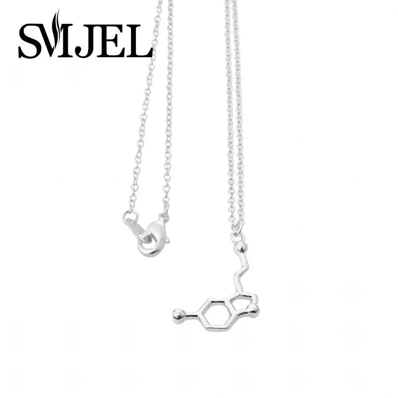 Jewelry Romantic Chemical Necklaces Gold Plated Simple Serotonin Necklaces Wedding N139 1