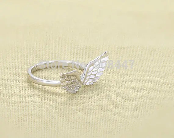 Jewelry Simple Angel Wing Ring Icarus Rings,Fun Bird Wings Rings R224 3