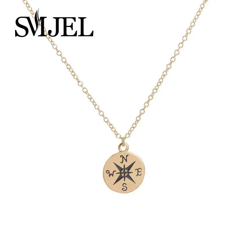 Jewelry Small Compass Find Your True North And South Direction Necklace Necklace N061 1