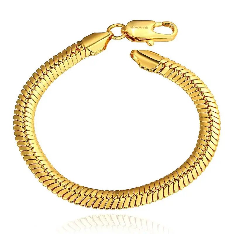 Jewerly 18K Gp 1 M Snake Chain Pulseras Mujer Women Braceletsmtpb 84 1