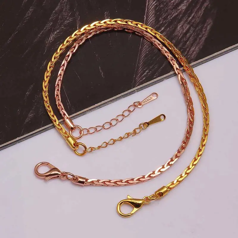 Jewerly 18K Gp 25M Square 75 Inch Pulseras Mujer Women Braceletsmtpb 92 1