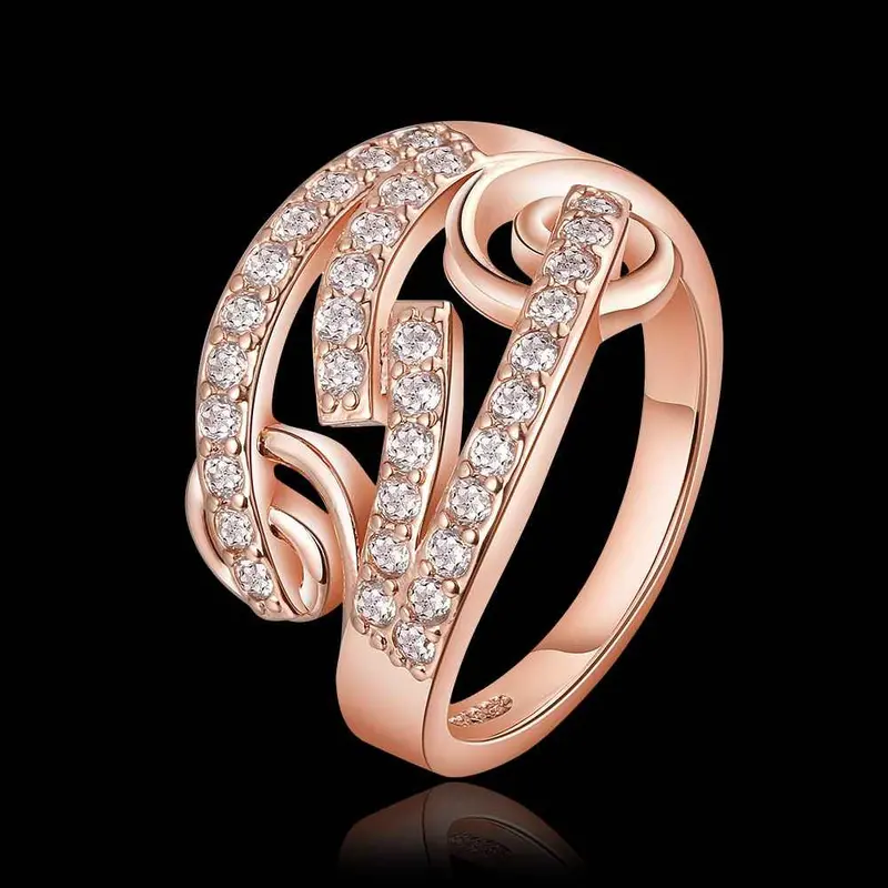 Jewerly Anillos 18K Gp Crystal Red Party Wedding Rings Girl Jewelry Rings67 2